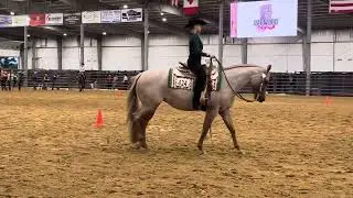 Sheza Maxinista & Olivia DeFranco     13u horsemanship