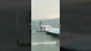 confluence of three rivers called sangam
