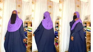 How to make an instant hijab with side pleats in 10 minutes. V shaped hijab