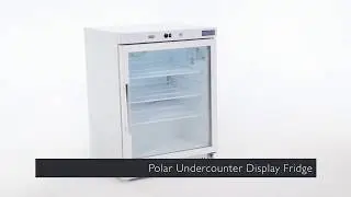 Polar Under Counter Display Fridge 150Ltr White (CD086-A)