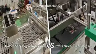 Эскимогенератор для производства мороженого VS Экструзионная линия для производства мороженого