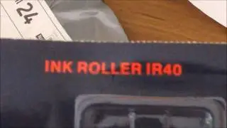 Sharp XE-A102 Cash Register: How to replace the ink roller?