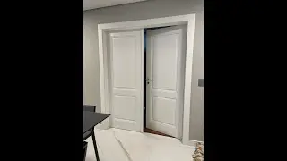 PORTA ALMOFADADA PEROBA ROSA DE DEMOLIÇÃO VIDEO 2
