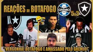 REA&Ccedil;&Otilde;ES BOTAFOGUENSES - GR&Ecirc;MIO 5x3 BOTAFOGO - BRASILEIR&Atilde;O 2026 - VAMOS RIR DO BOTAFOGO!