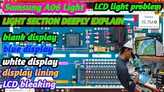Samsung A06 Light problem solution,LCD light blinking , Light Low problem 💯 solution