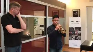 Po Shin Cheng testing Van Laar Cornet