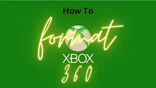 5 Easy Steps to hard drive formatting Xbox 360 slim hard drive.