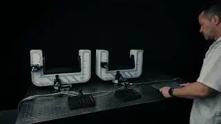 CI Systems Pan / Tilt Gimbals for mounting &manipulating a UUT&rsquo;s motion in front of a test system