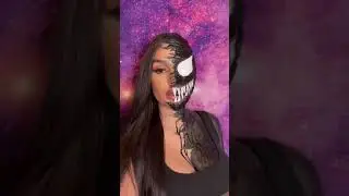 Venom Makeup look 🖤