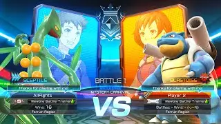 Sceptile vs Blastoise - Pokk&eacute;n Tournament DX