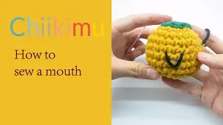 How to sew a mouth