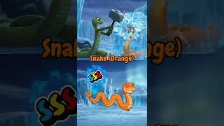 Q R S T Quail Rhino Snake Tortoise &ndash; Green Pink Orange Blue ABC Kids Song Animal Colors Fun 4K