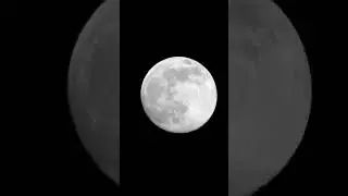 Cloudless Sky, Full Moon Beautiful View 5March2023 Canon R5C Sigma 150-600 lens