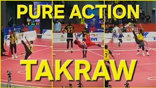 When Sepak Takraw Goes Crazy | World-Class Spikes, Defense & Control