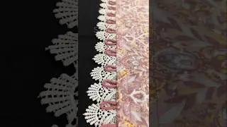 Daman Design using dori Loops and Lace