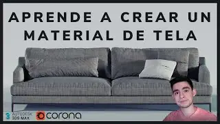C&oacute;mo crear un material realista de TELA en 3ds max y Corona render ⚪