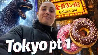 Tokyo on NYE 🇯🇵 Donuts, Godzilla & the Red Light District | Do I Make Midnight?
