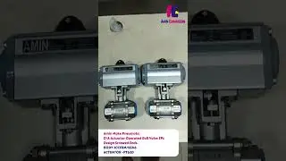 D/A Actuator Operated Ball Valve | 3PC Design#automobile #pneumaticvalve #machine #hydraulicvalve