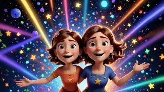 Four Singing Stars Light the Dark + More Nursery Rhymes & Kids Songs