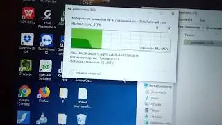 Orico USB 3 HDD Dock - Speed Test - Large File Copy