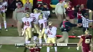 Heat Seeking Missile Lamarcus Joyner Lays A Big Hit On Boston College QB