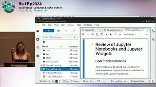 Breddels, Brewer, Cabanela, & Craig - Building Complex Web Apps with Jupyter Widgets | SciPy 2024