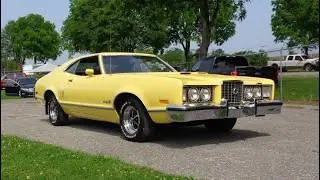 1973 Mercury Montego GT in Yellow & 351 Engine Sound on My Car Story with Lou Costabile