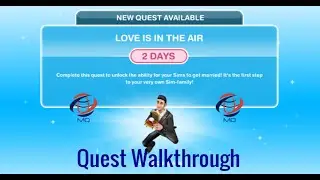 The Sims FreePlay - Love Is In The Air Quest Walkthrough