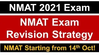 NMAT 2021 Exam: Quick Revision Strategy ||  Most Important Topics  for Revision