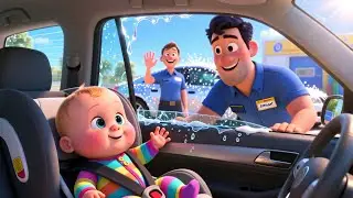 Baby&rsquo;s Twinkle Car Wash 🚗✨ | Fun Car Wash Song for Kids | Sing Along Clean