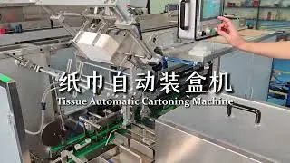 Tissue automatic cartoning machine #packingmachine #cartoningmachine