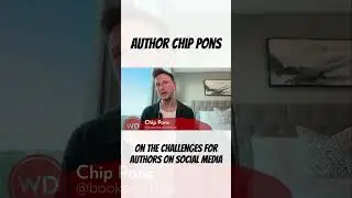 Listen to #author Chip Pons discuss the challenges writers face on #bookstagram and #booktok.
