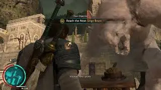 Middle-Earth Shadow Of War. Mounting The Siege Beast.