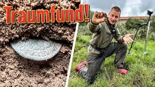 TRAUMFUND an der ALTEN VILLA!! 😳(dort MUSSTE was verborgen sein.. - Schatzsuche mit Metalldetektor)