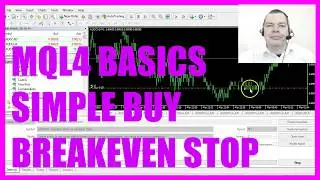 MQL4 TUTORIAL BASICS - 40 SIMPLE BUY BREAKEVEN STOP