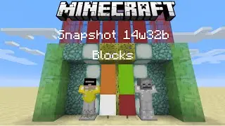 Minecraft Snapshot 14w32b : Blocks
