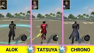 TATSUYA VS ALOK VS CHRONO SPEED ABILITY TEST AFTER UPDATE 🤯 GARENA FREE FIRE
