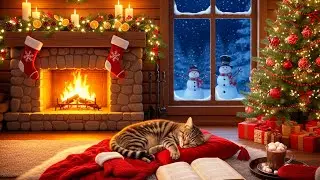 Relaxing Christmas Fireplace Jazz 2026 ❄️ Winter Mood & Holiday Comfort