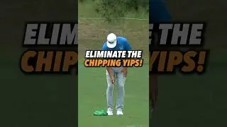 Eliminate the chipping yips and improve your motion with this simple drill! #golf