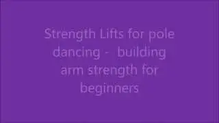 Pole Dancing strength lifts for beginners