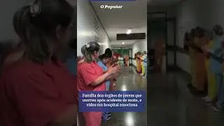 Fam&iacute;lia doa &oacute;rg&atilde;os de jovem que morreu ap&oacute;s acidente de moto, e v&iacute;deo em hospital emociona