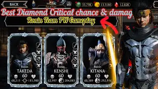 Ronin Team | Ronin Takeda, Ronin Kenshi And Ronin Kitana FW Gameplay | MK Mobile