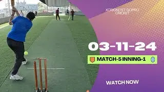 Turf Match | SPXI VS Xcricketer 03-11-24 Match-5 Inning-1