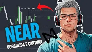 🤫CRIPTOMOEDA NEAR PROTOCOL: CONSOLIDA E CAPTURA! - An&aacute;lise de HOJE | VD560 #dkcriptotrader