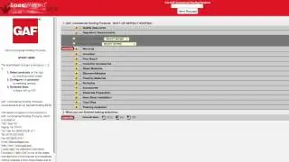 SpecWizard for GAF Commercial Roofing