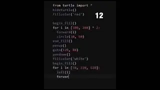 Create a Youtube  logo with python code. 