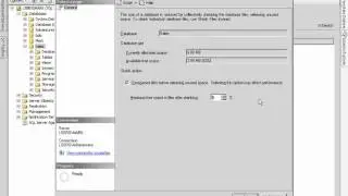 Shrinking Database Files Lesson 6.5