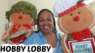 GINGERBREAD HAUL* HOBBY LOBBY!! CHRISTMAS 2020