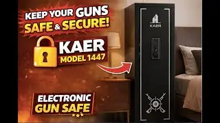 Gun Safe Assembly with Fingerprint Lock System | Step by Step DIY Assembly Tutorial