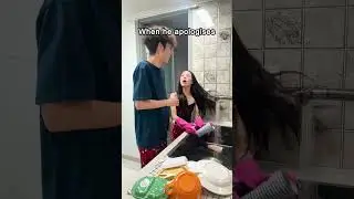 How men and women apologize😱🥹 #shorts #funny